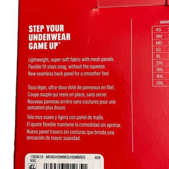 Under Armour Mens Underwear Size 5XL Boxerjock Lightweight Mesh Panels 6" Inseam - Picture 9 of 10